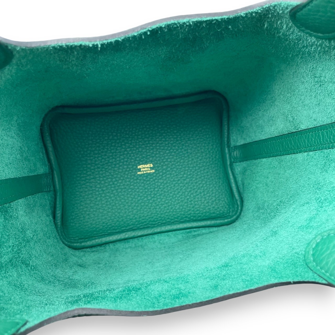 エルメス ピコタンロック PM ヴェールモワイヤン トリヨンクレマンス ゴールド金具 W刻印