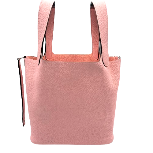 エルメス ピコタンロック PM  ローズサクラ トリヨンクレマンス  シルバー金具 B刻印