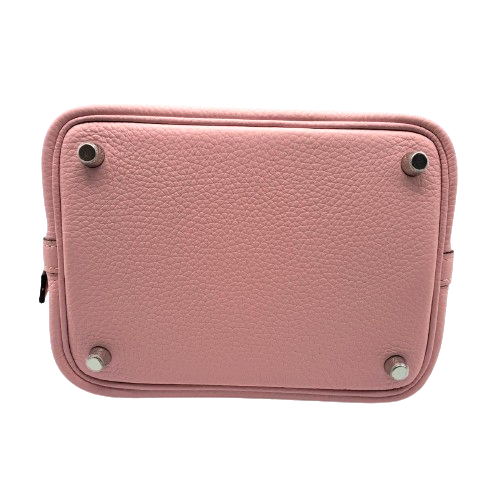 エルメス ピコタンロック PM  ローズサクラ トリヨンクレマンス  シルバー金具 B刻印