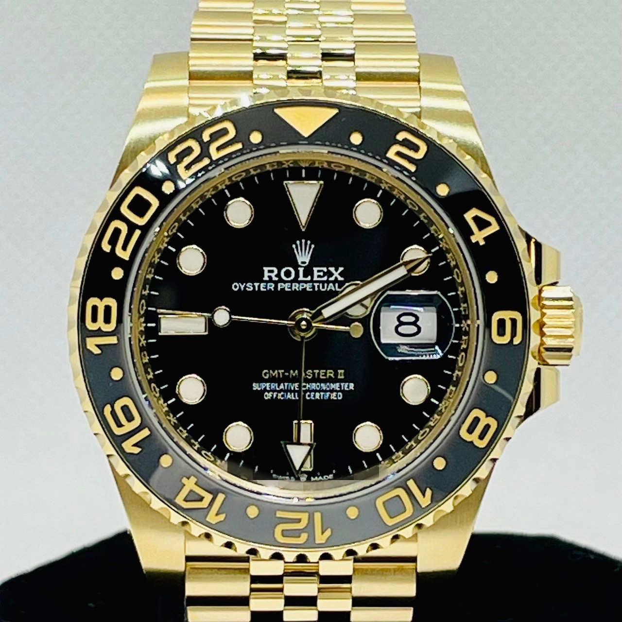 【2023年新作】ロレックス GMTマスターII 126718GRNR ジュビリーブレスレット ブラック