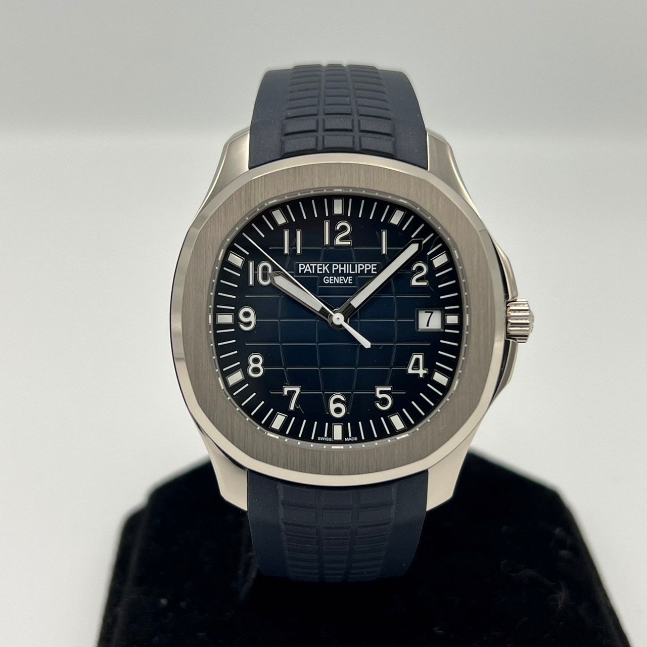 PATEK PHILIPPE アクアノート5168G ブルーストラップ 2本 NEW 2024 PAPERS Patek Philippe Aquanaut Blue White Gold 42.2