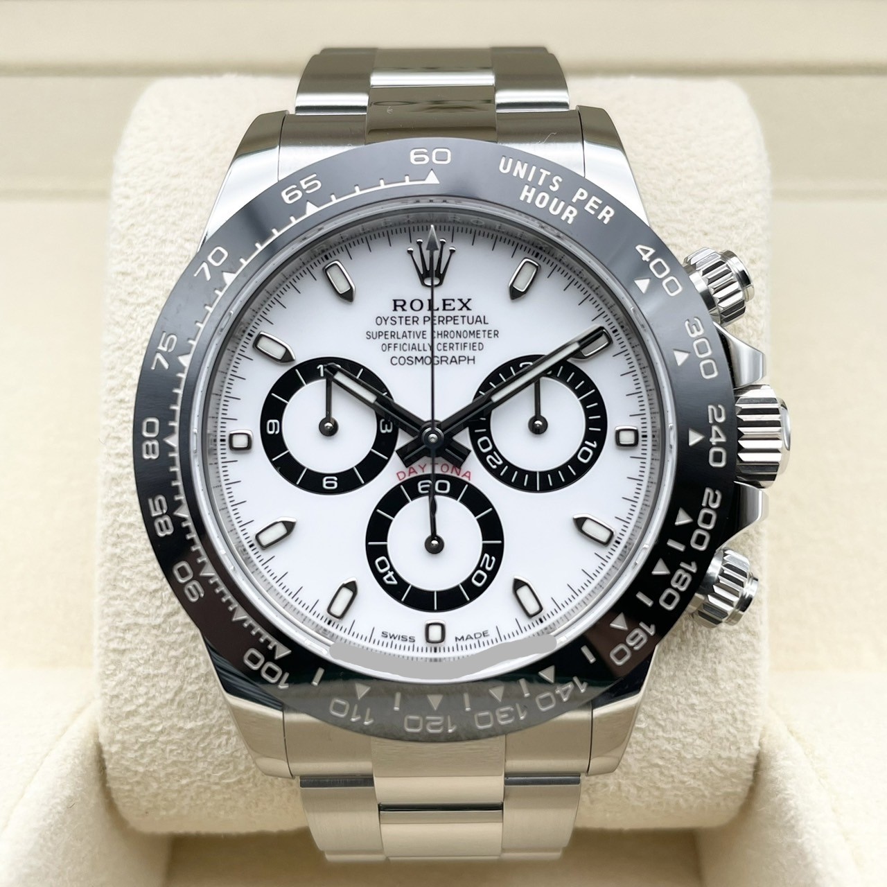 ロレックス デイトナ 116500LN ホワイト オイスターブレス 40mm