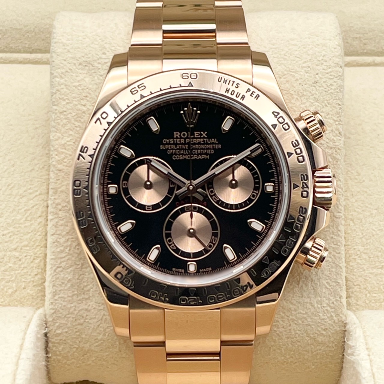 ロレックス デイトナ 116505 エバーローズーゴールド ブラック＆ピンク 40mm