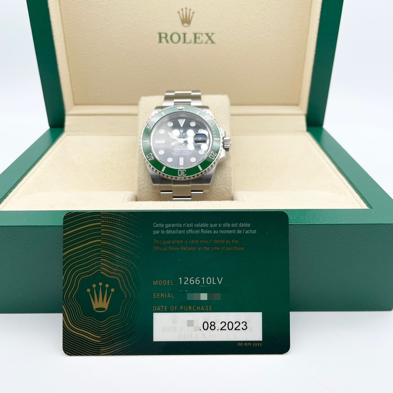 ロレックス サブマリーナ デイト 126610LV ブラック 41mm