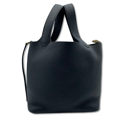 極レア★エルメス ピコタンロックPM ノワール 黒 ゴールド金具 C刻印 極レア☆エルメス ピコタンロックPM ノワール 黒 ゴールド金具 C