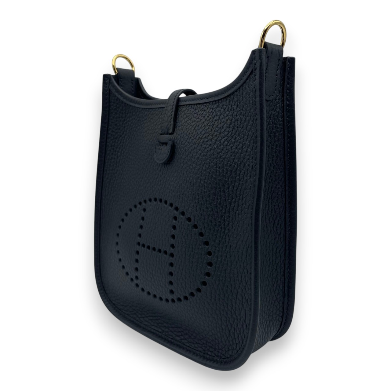 エルメス ミニエヴリン アマゾーヌ TPM ノワール トリヨンクレマンス ゴールド金具 W刻印