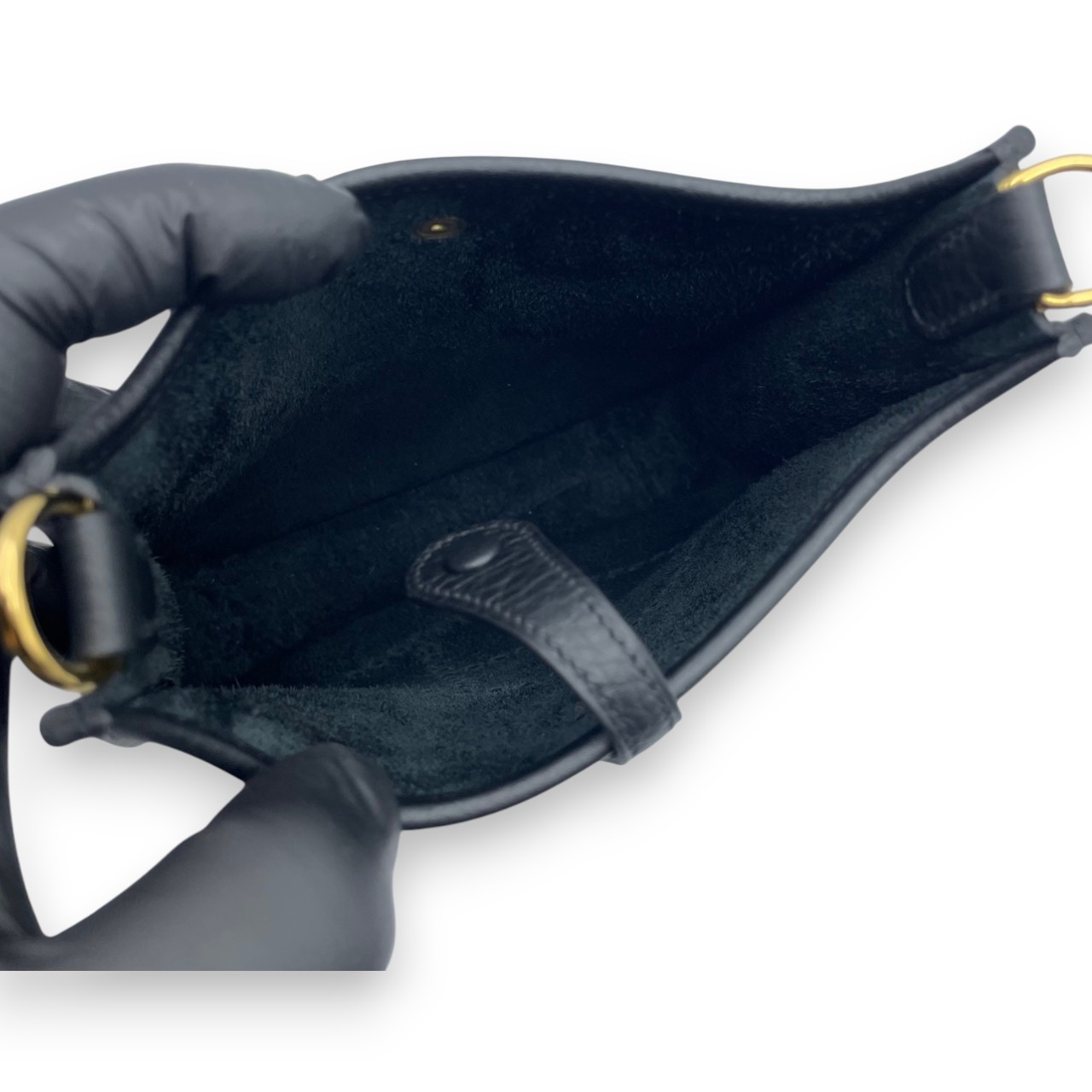 エルメス ミニエヴリン アマゾーヌ TPM ノワール トリヨンクレマンス ゴールド金具 W刻印