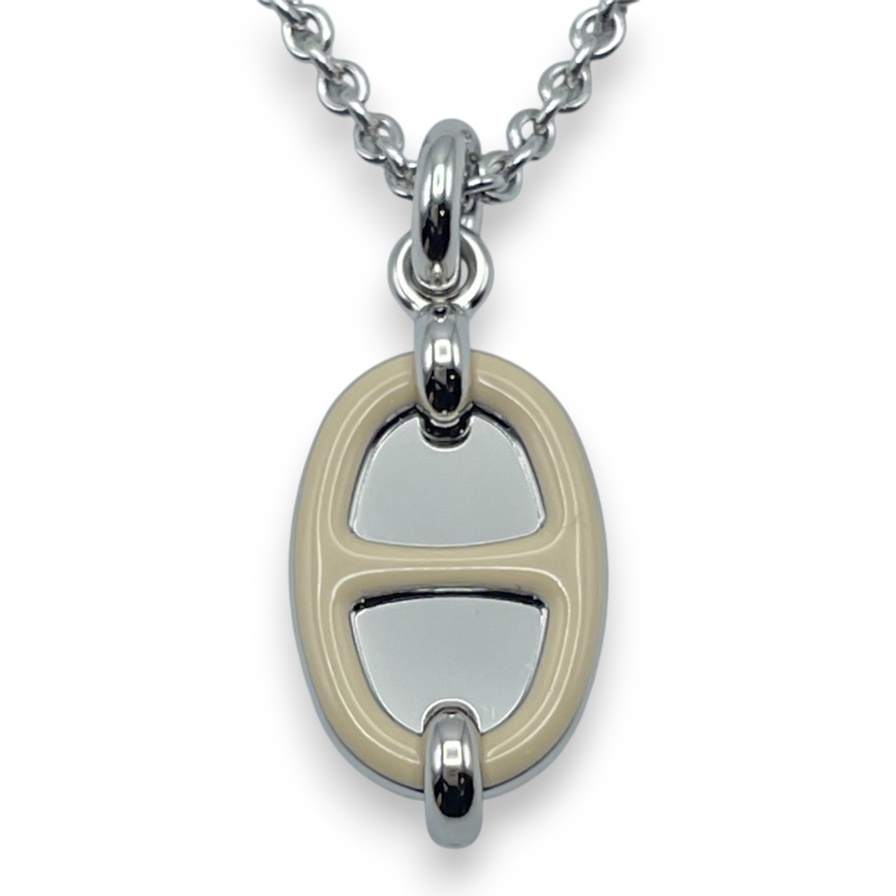 【定価以下】エルメス ミニ・マイヨン ペンダント PM H100053FPD3 マロン・グラッセ メタル