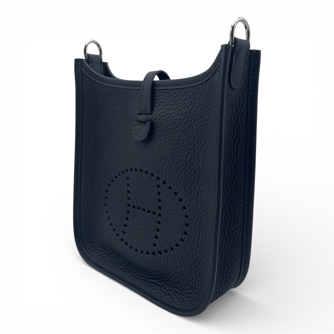 エルメス ミニエヴリン アマゾーヌ TPM ノワール トリヨンクレマンス シルバー金具 K刻印