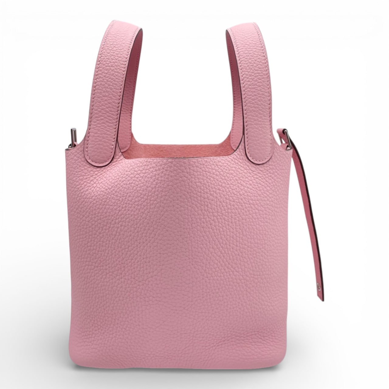 エルメス ピコタンロック PM ローズサクラ トリヨンクレマンス シルバー金具 K刻印