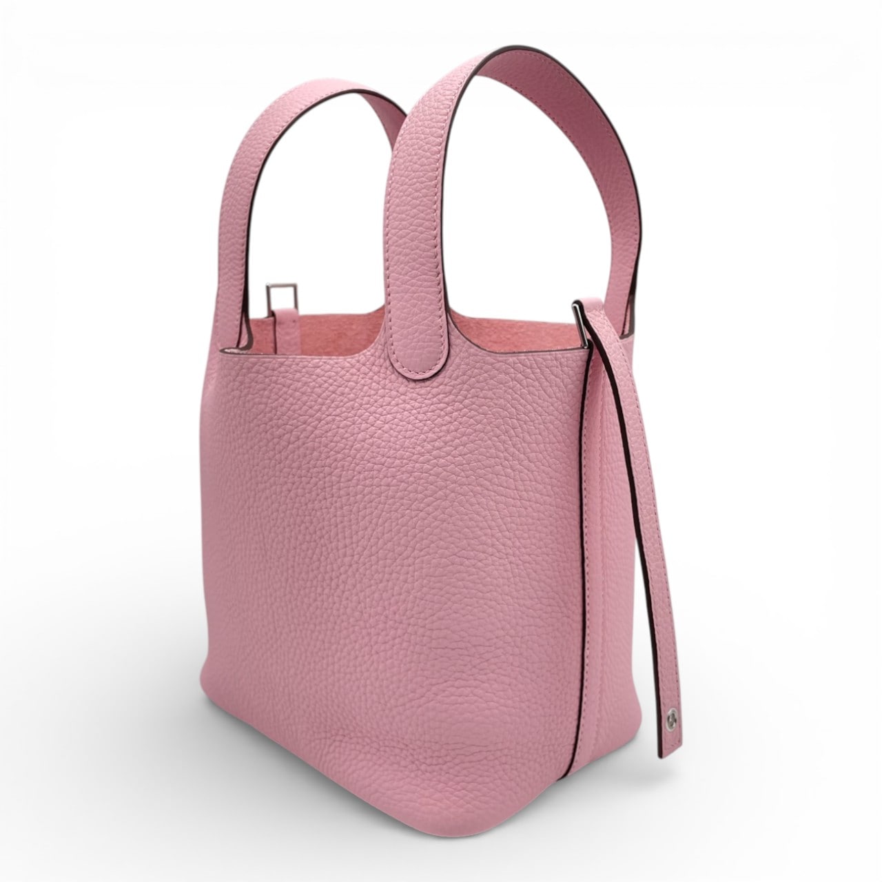 エルメス ピコタンロック PM ローズサクラ トリヨンクレマンス シルバー金具 K刻印