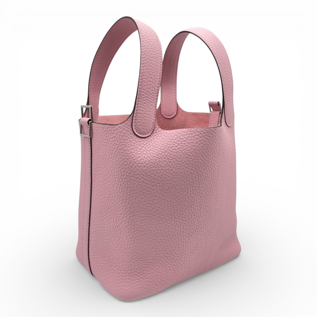 エルメス ピコタンロック PM ローズサクラ トリヨンクレマンス シルバー金具 K刻印