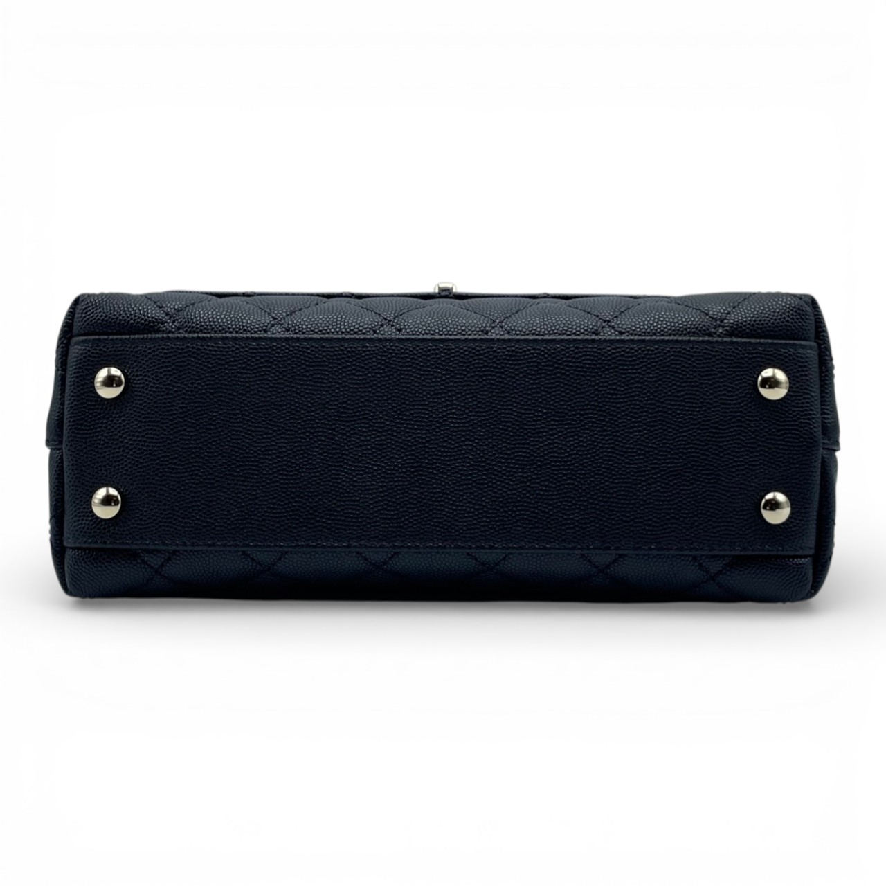 シャネル ココハンドル W24 ブラック キャビアスキン シャンパンゴールド金具