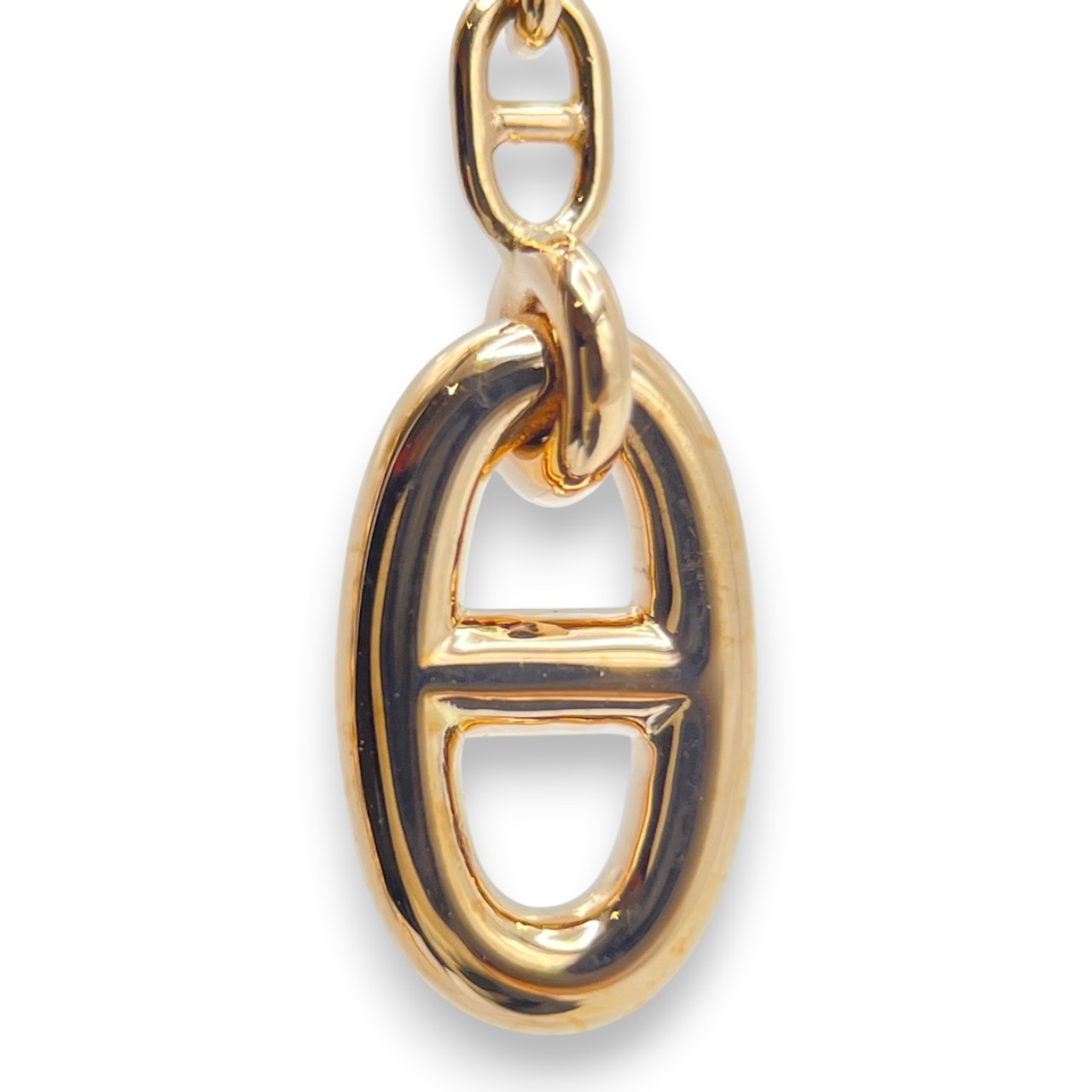 エルメス シェーヌ・ダンクル ファランドール ピアス 18K ピンク