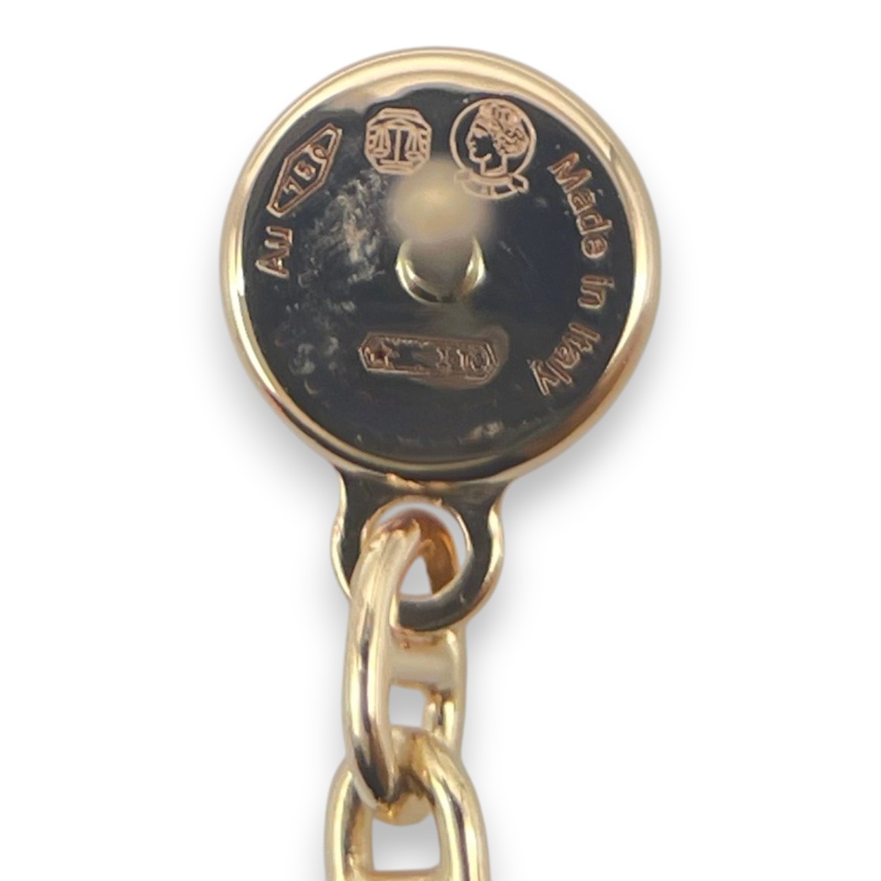 エルメス シェーヌ・ダンクル ファランドール ピアス 18K ピンクゴールド