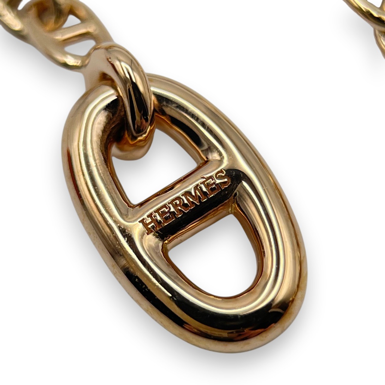 エルメス シェーヌ・ダンクル ファランドール ピアス 18K ピンク