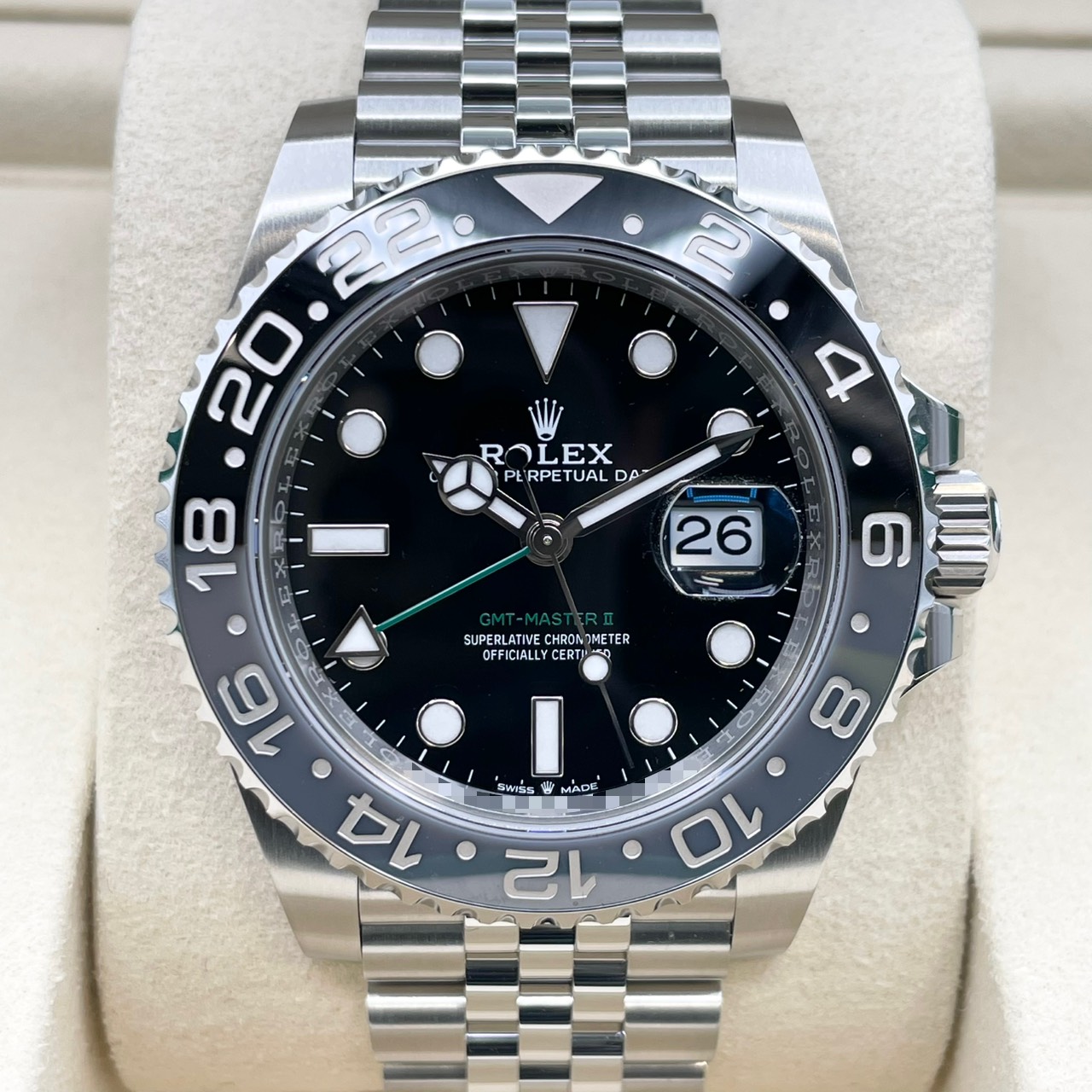 ロレックス GMTマスターII 126710GRNR ブラック ジュビリーブレス 40mm