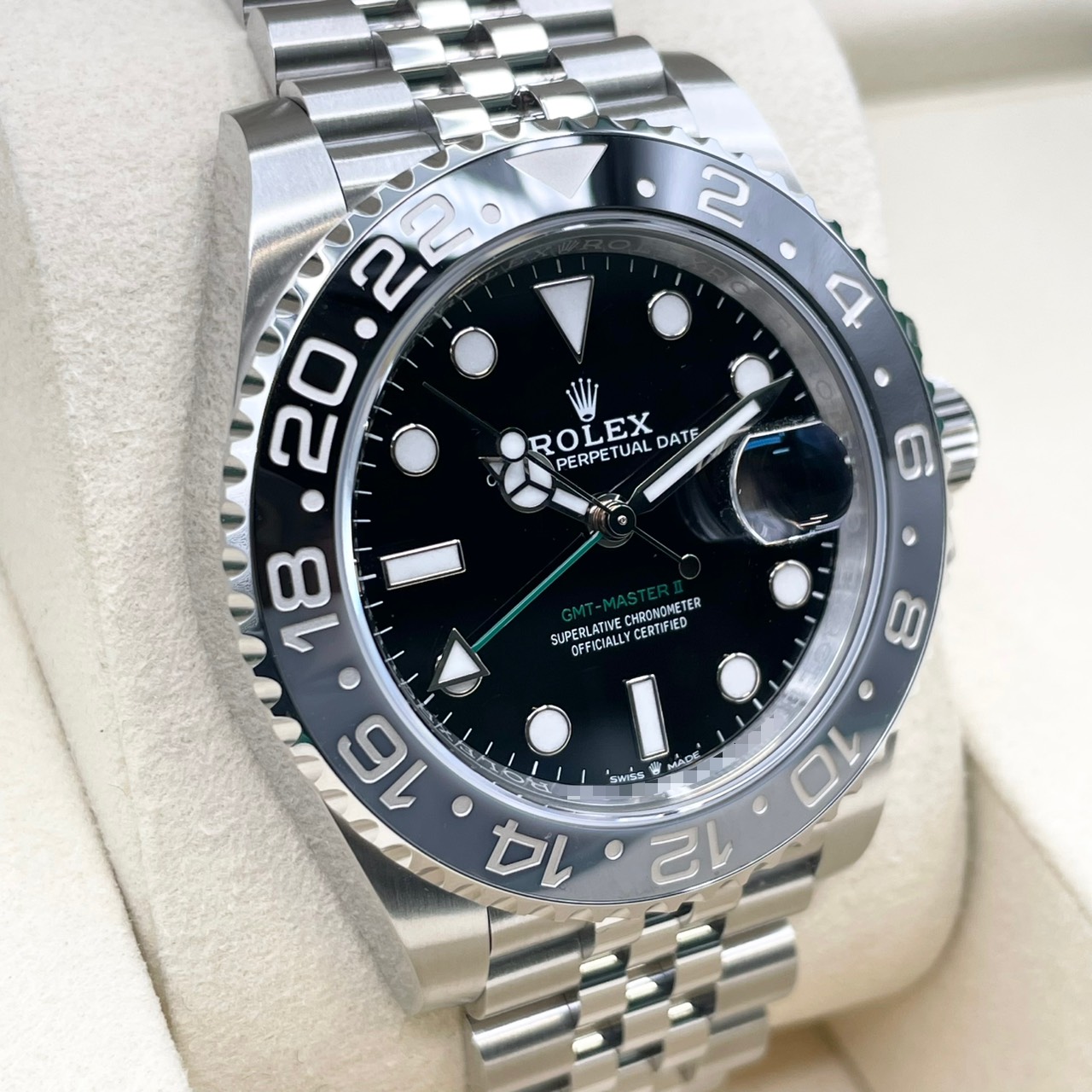 ロレックス GMTマスターII 126710GRNR ブラック ジュビリーブレス 40mm
