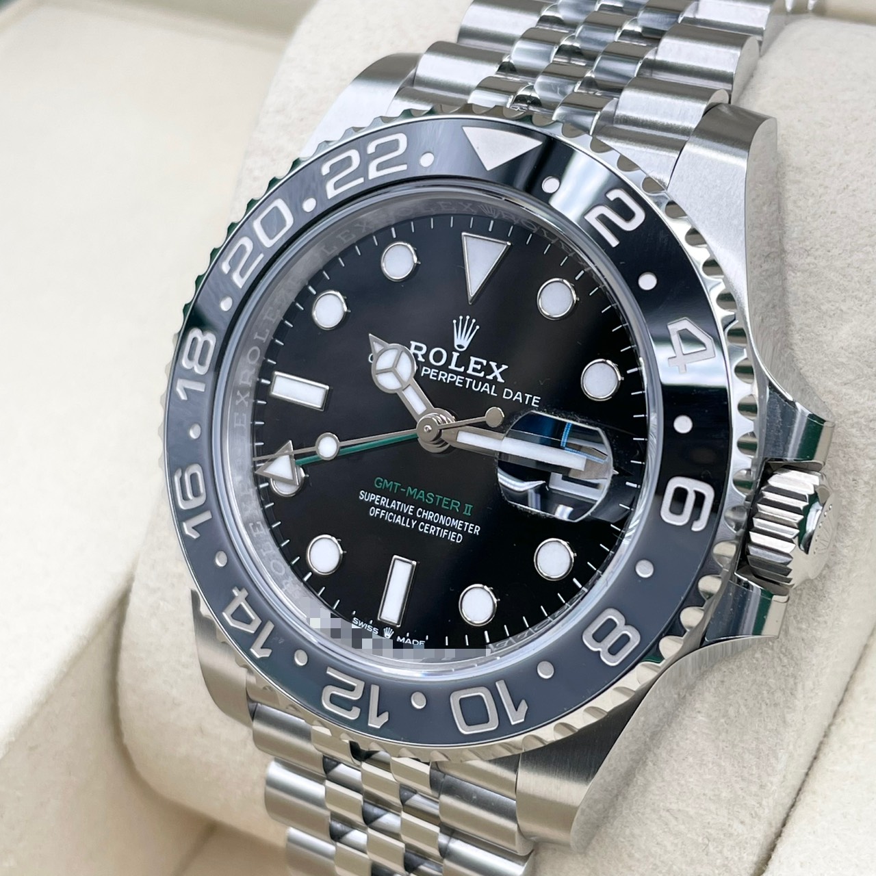 ロレックス GMTマスターII 126710GRNR ブラック ジュビリーブレス 40mm