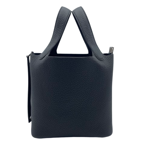 【現金特価】エルメス ピコタンロック PM ノワール トリヨンクレマンス シルバー金具 W刻印