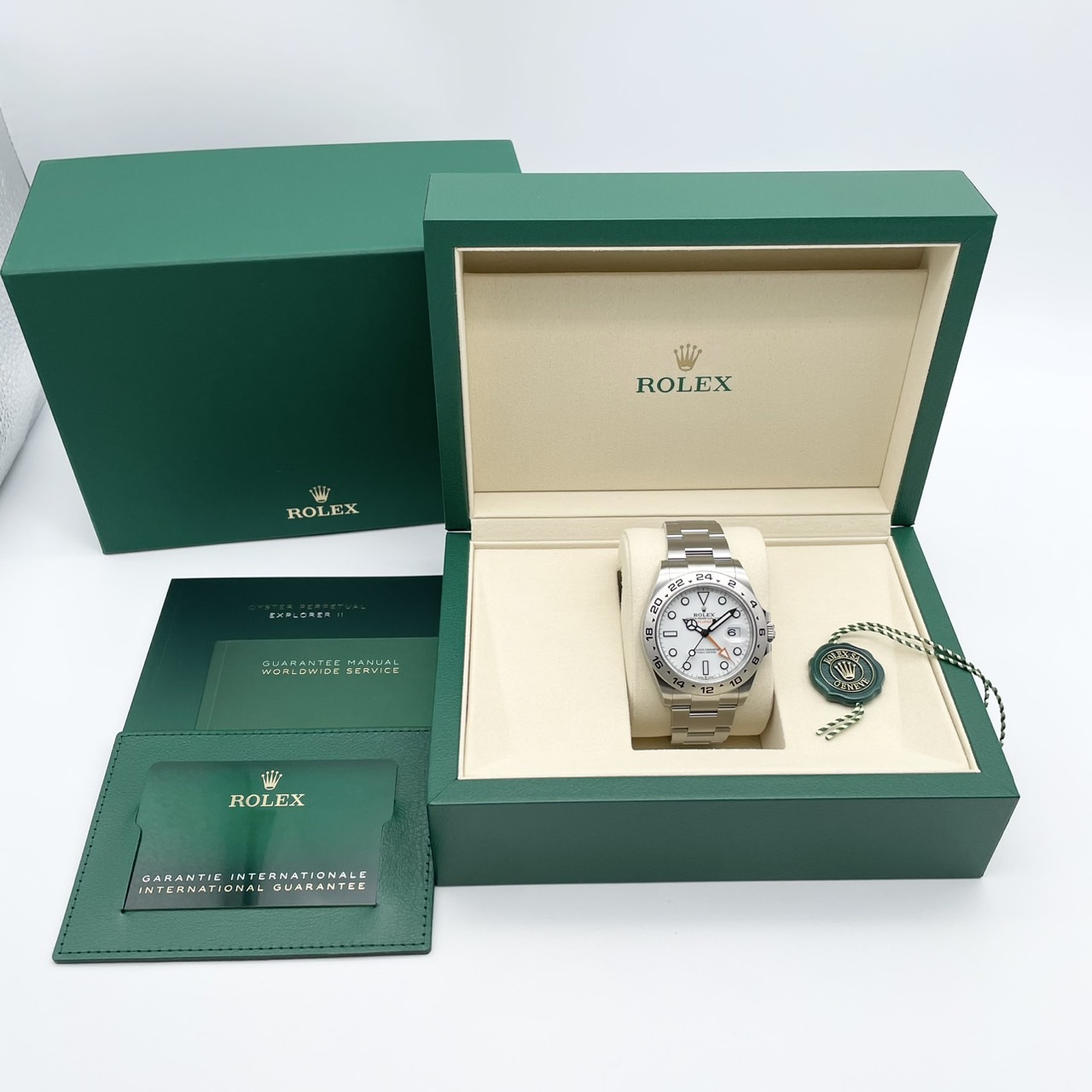 ロレックス エクスプローラーII 226570 ホワイト オイスターブレスレット 42mm