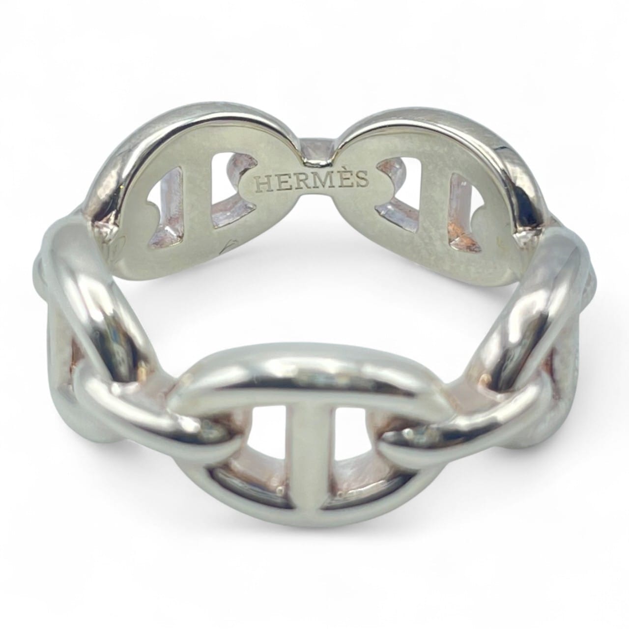 エルメス シェーヌ・ダンクル アンシェネリング PM 52 シルバー925 12