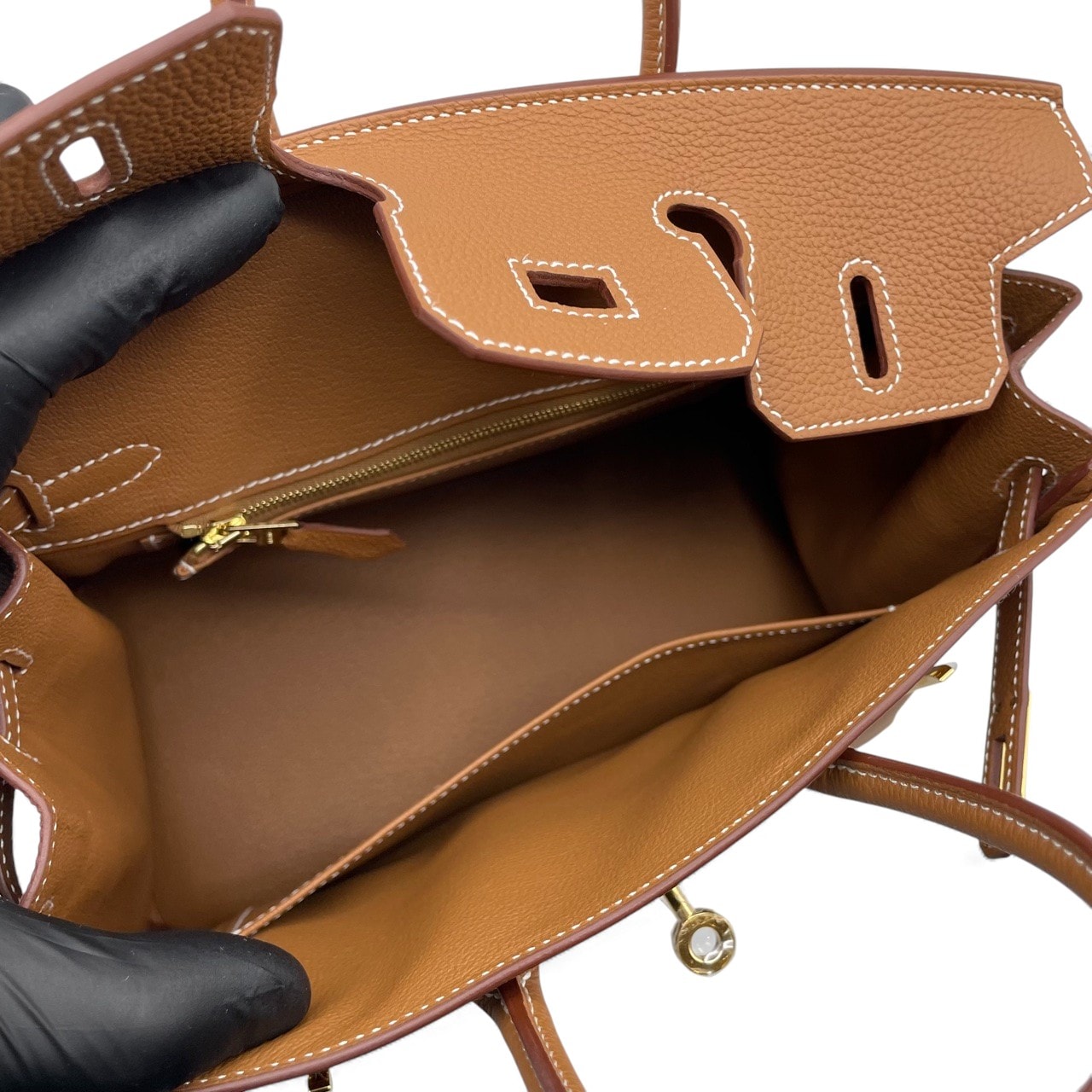 エルメス バーキン 25 ゴールド トゴ ゴールド金具 K刻印 - ブランド品