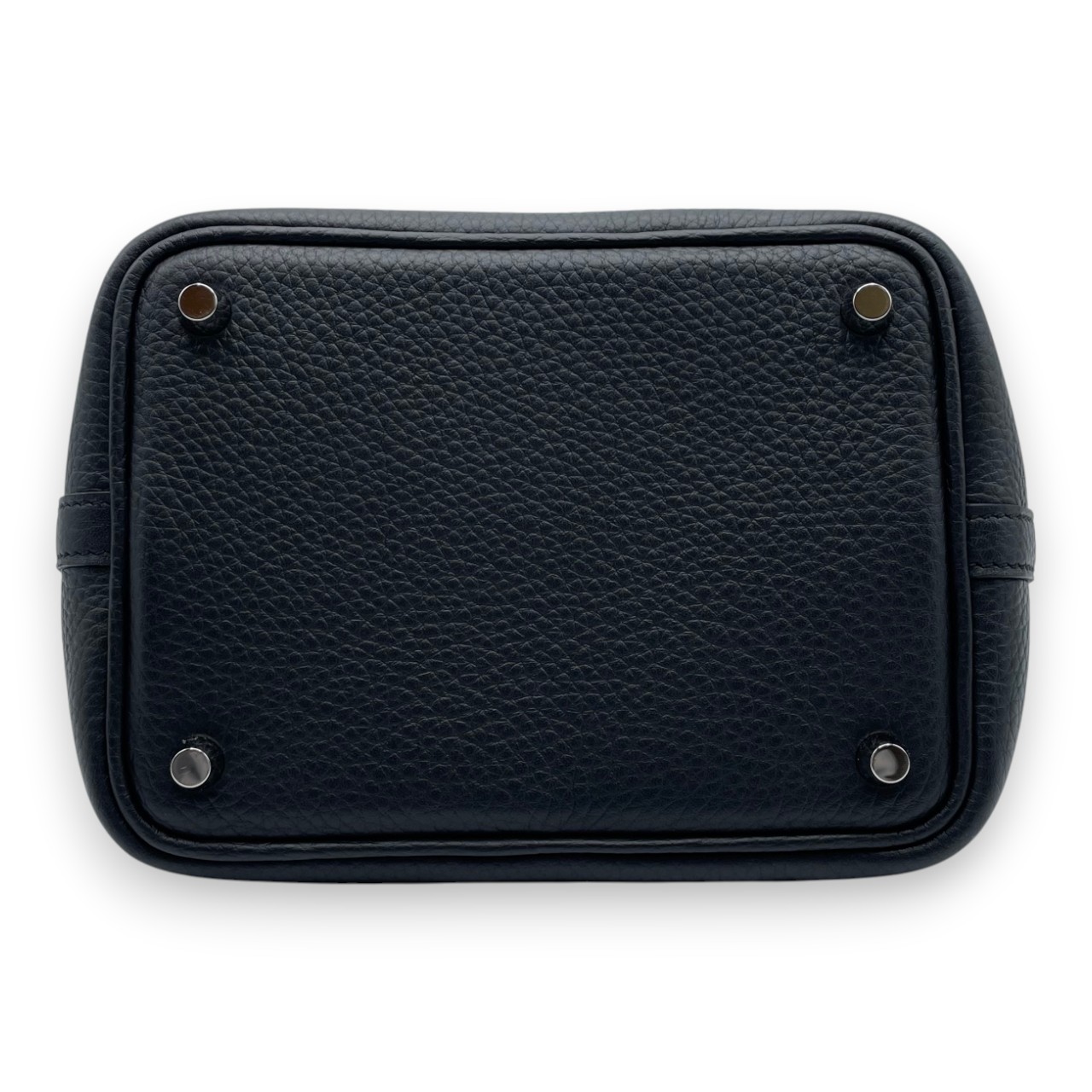 【新品未使用】ピコタンロック トリヨンクレマンス　黒　MM シルバー金具　D刻印 エルメス ピコタン・ロック18 PM トリヨンクレマンス シルバー金具 B