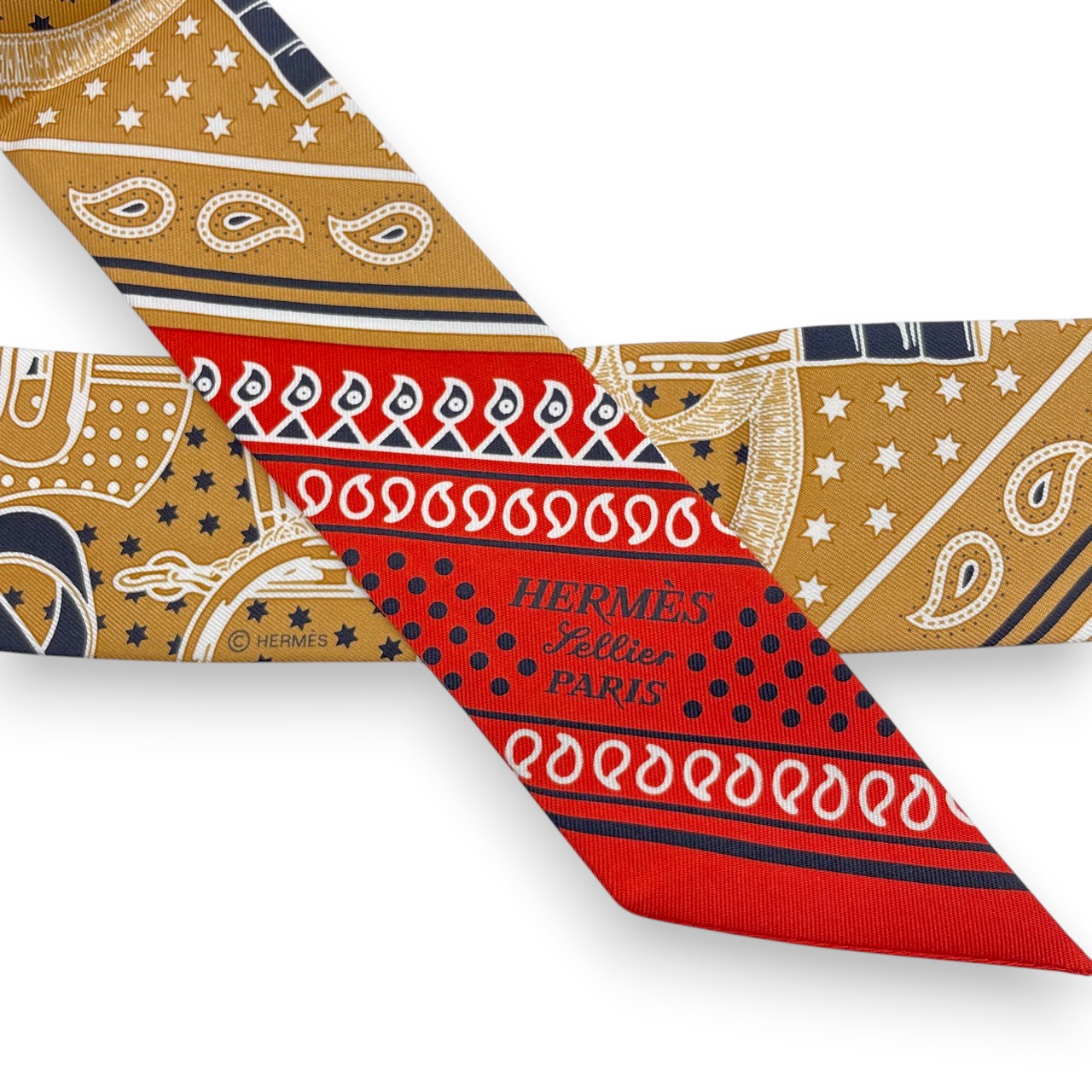 エルメス ツイリー エプロン・ドール・バンダナ Eperon d'Or Bandana