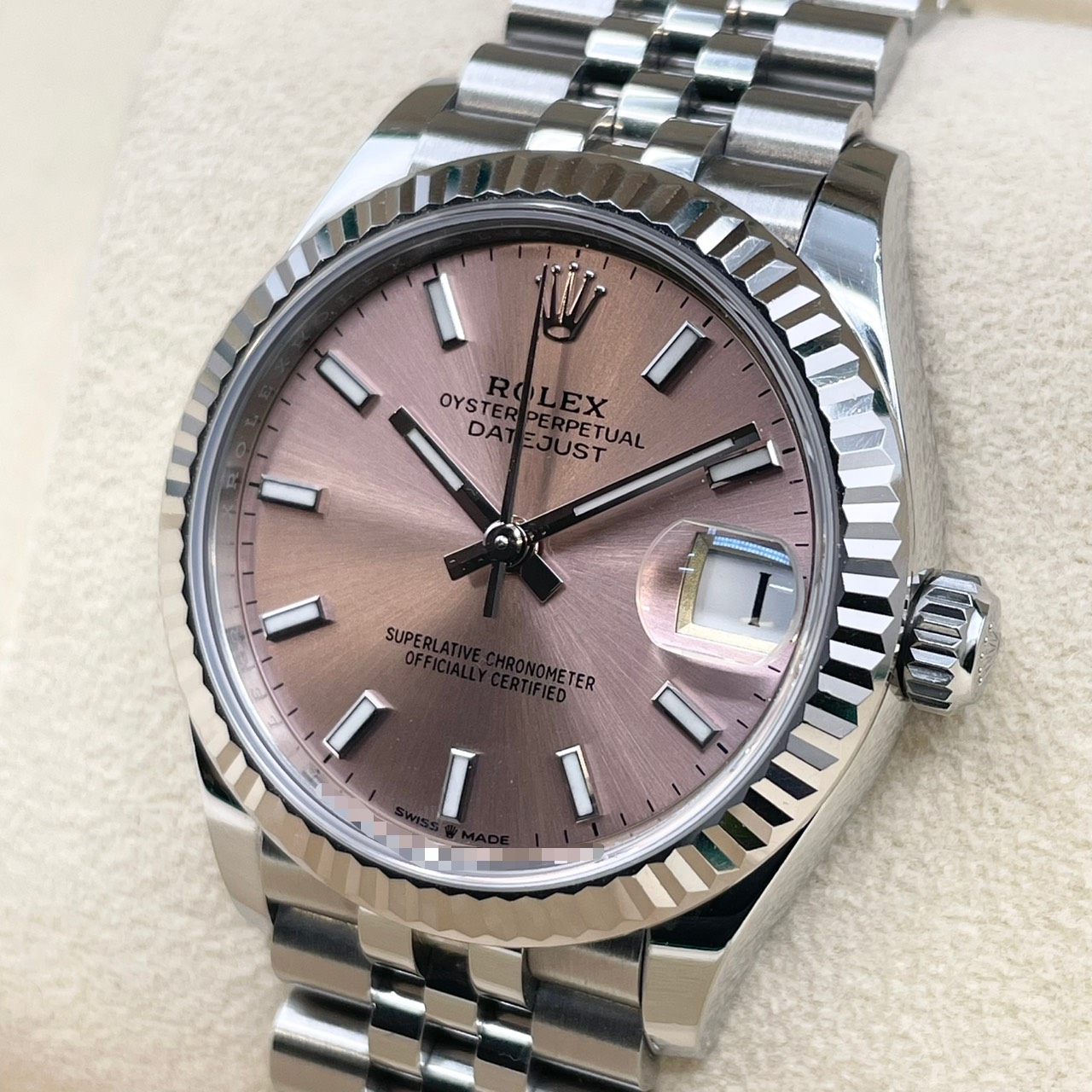 ロレックス デイトジャスト 278274 ピンク ジュビリーブレス 31mm