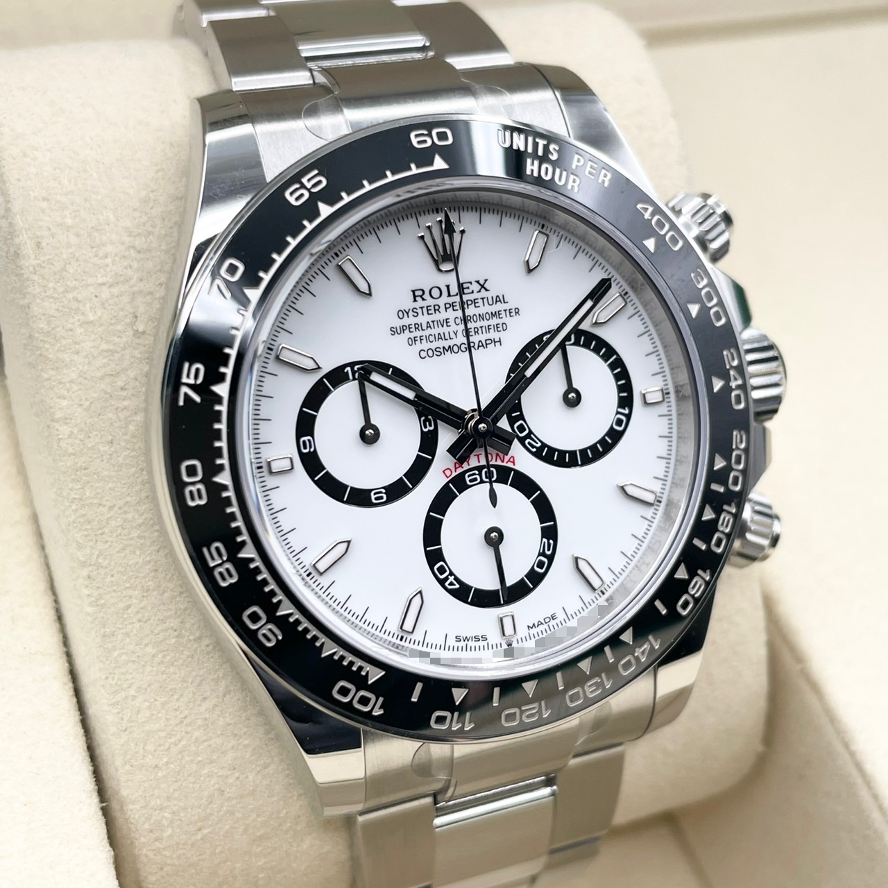【保証書日付2026年7月！】ロレックス デイトナ 126500LN ホワイト ステンレススチール 40mm