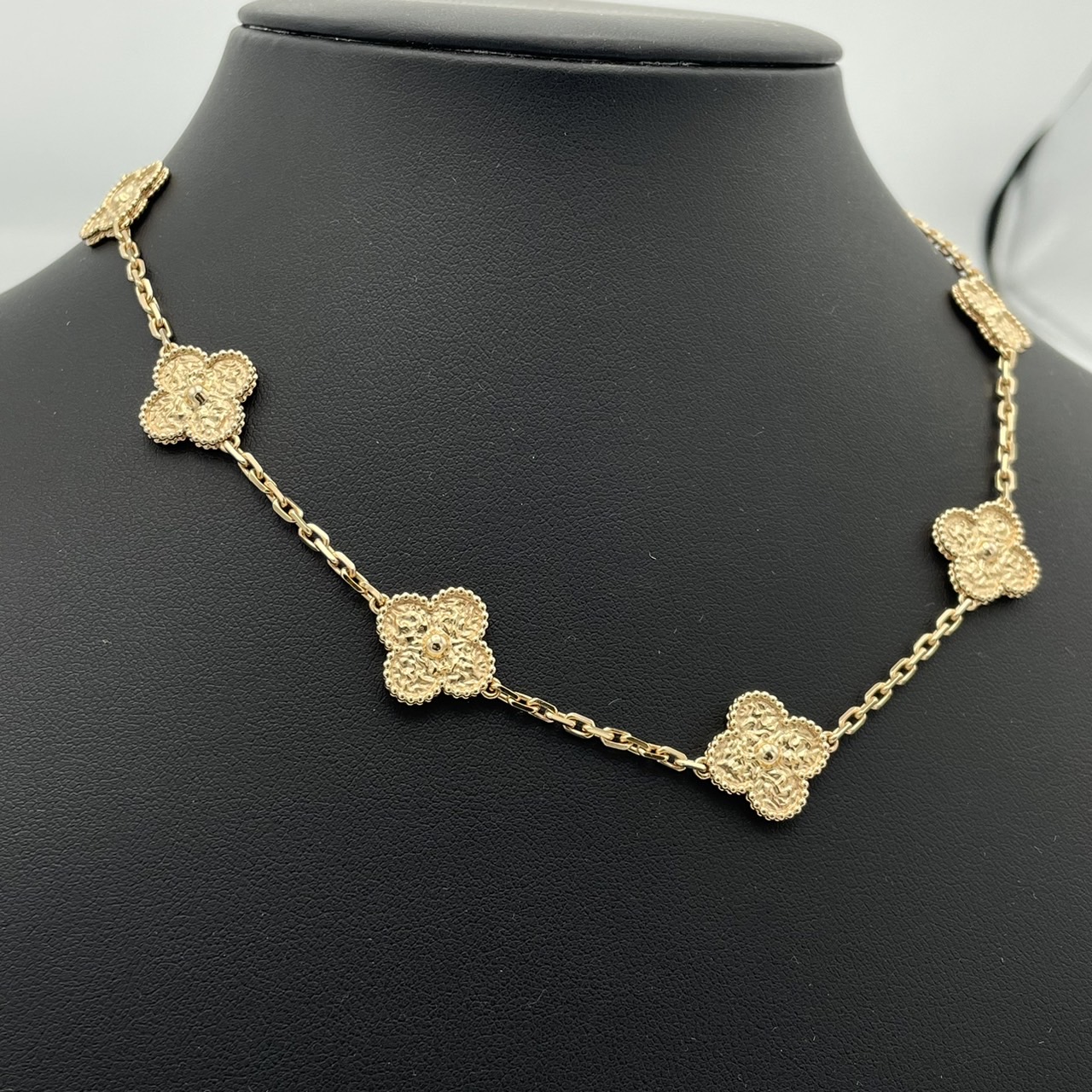 ヴァンクリーフ＆アーペル アルハンブラ ローズゴールド ネックレス