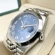 ロレックス デイトジャスト 126300 アズーロブルー ローマン ジュビリーブレス 41ｍｍ