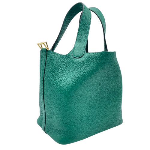 エルメス ピコタンロック PM ヴェールヴェルティゴ トリヨンクレマンス ゴールド金具 W刻印