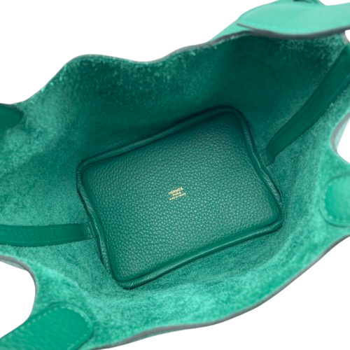 エルメス ピコタンロック PM ヴェールヴェルティゴ トリヨンクレマンス ゴールド金具 W刻印