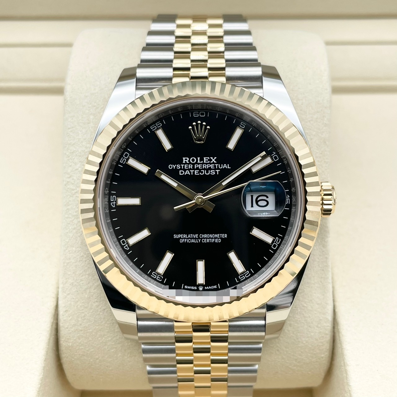 ロレックス デイトジャスト 126333 ブラック ジュビリーブレス 41mm