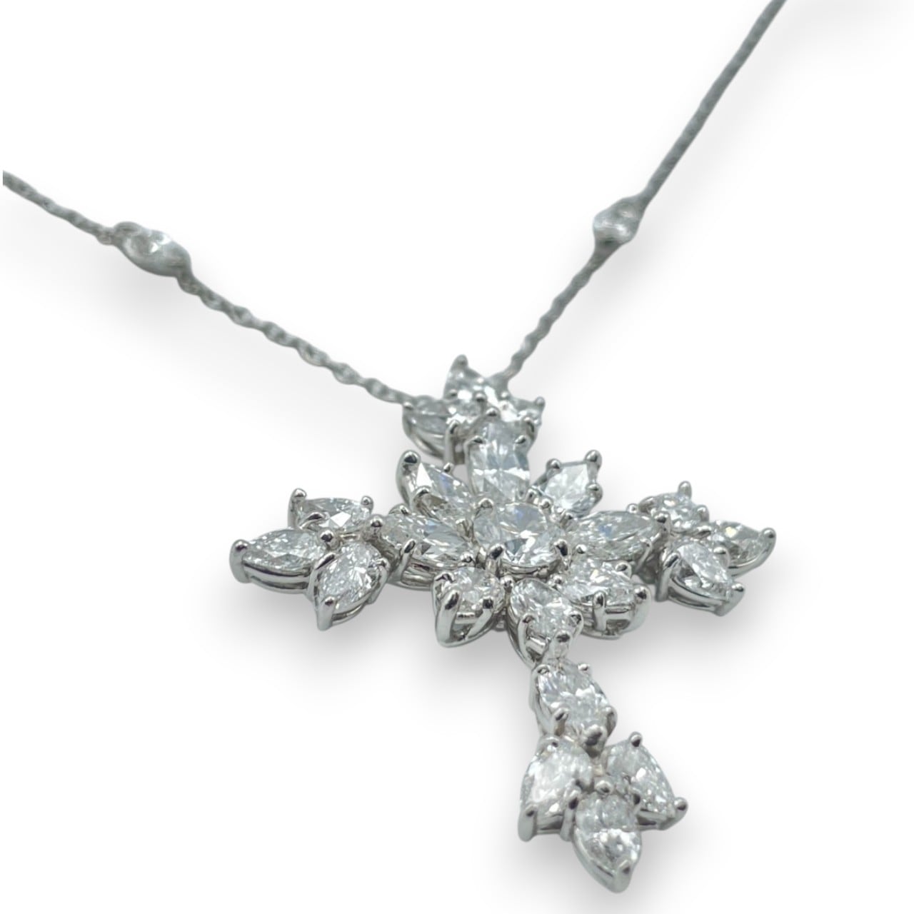 ハリーウィンストン マーキー・クロス・ペンダント PEDPRESMMQ シルバー ダイヤモンド プラチナ