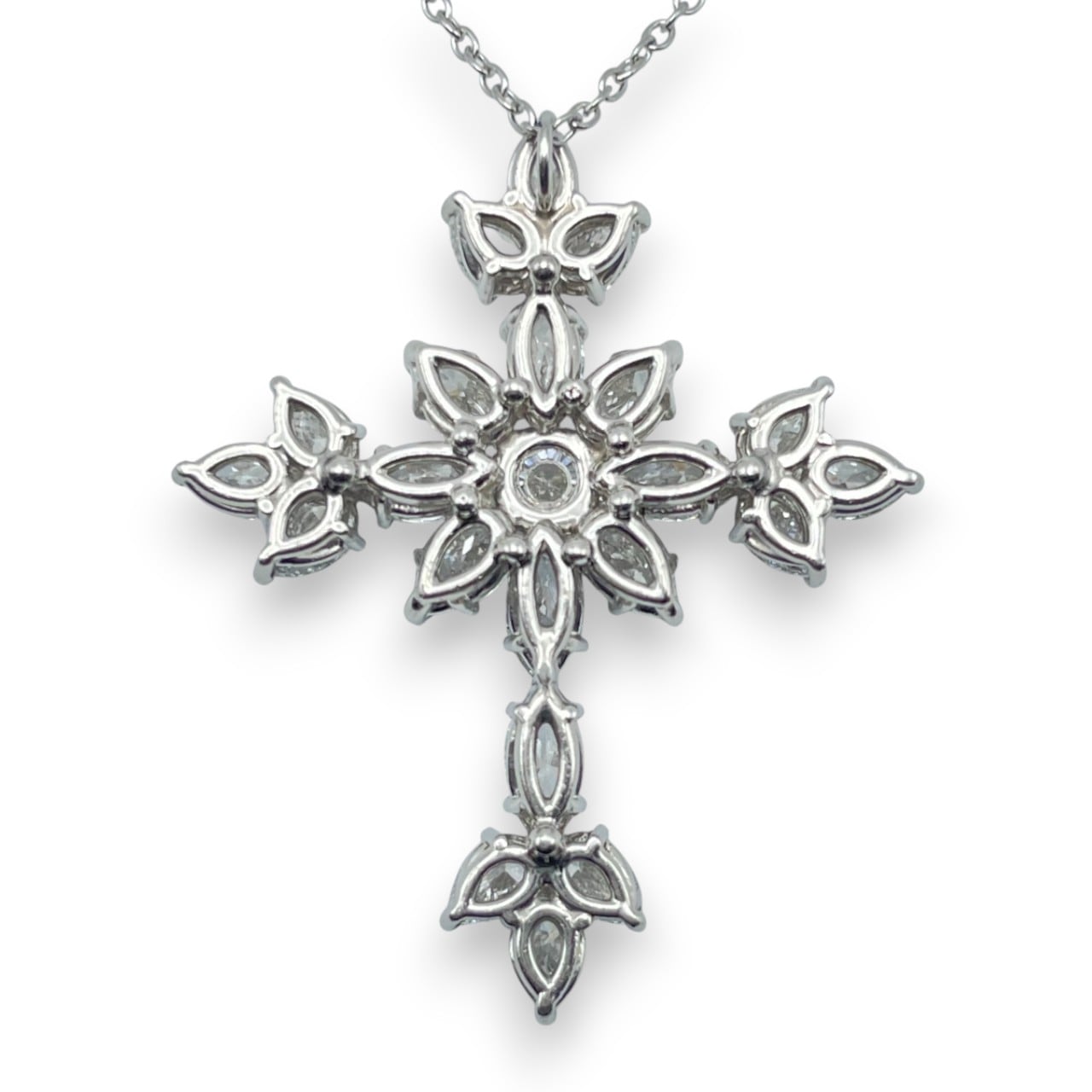 ハリーウィンストン マーキー・クロス・ペンダント PEDPRESMMQ シルバー ダイヤモンド プラチナ