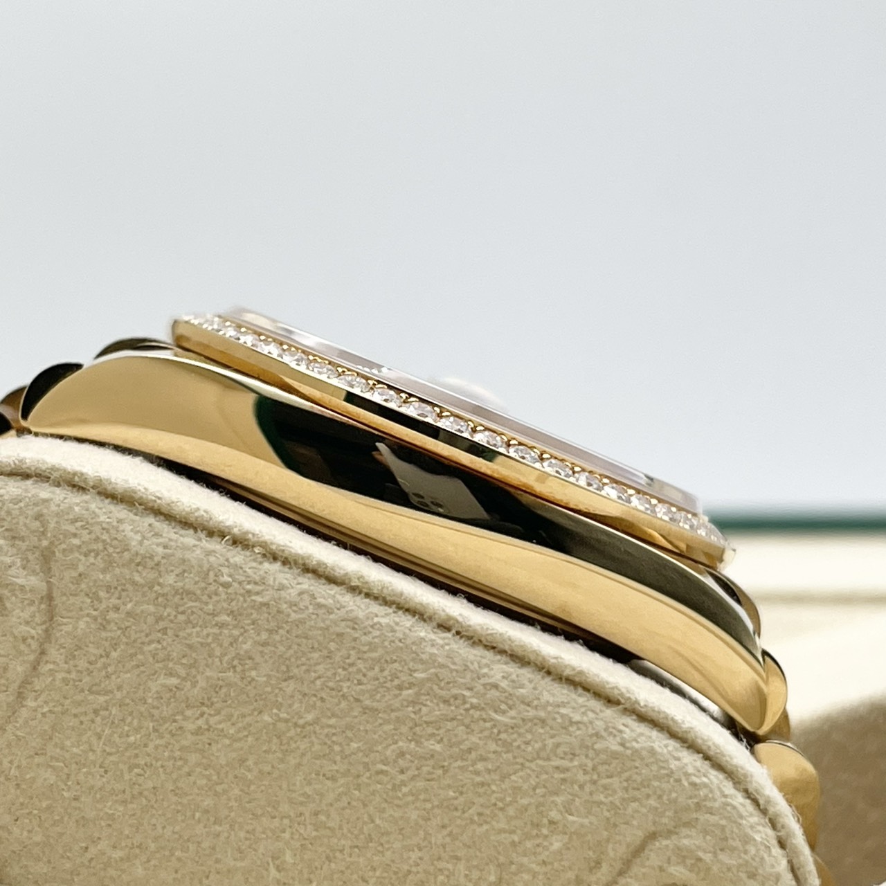 ロレックス デイデイト 128348RBR ダークグレー プレシデントブレス 36mm