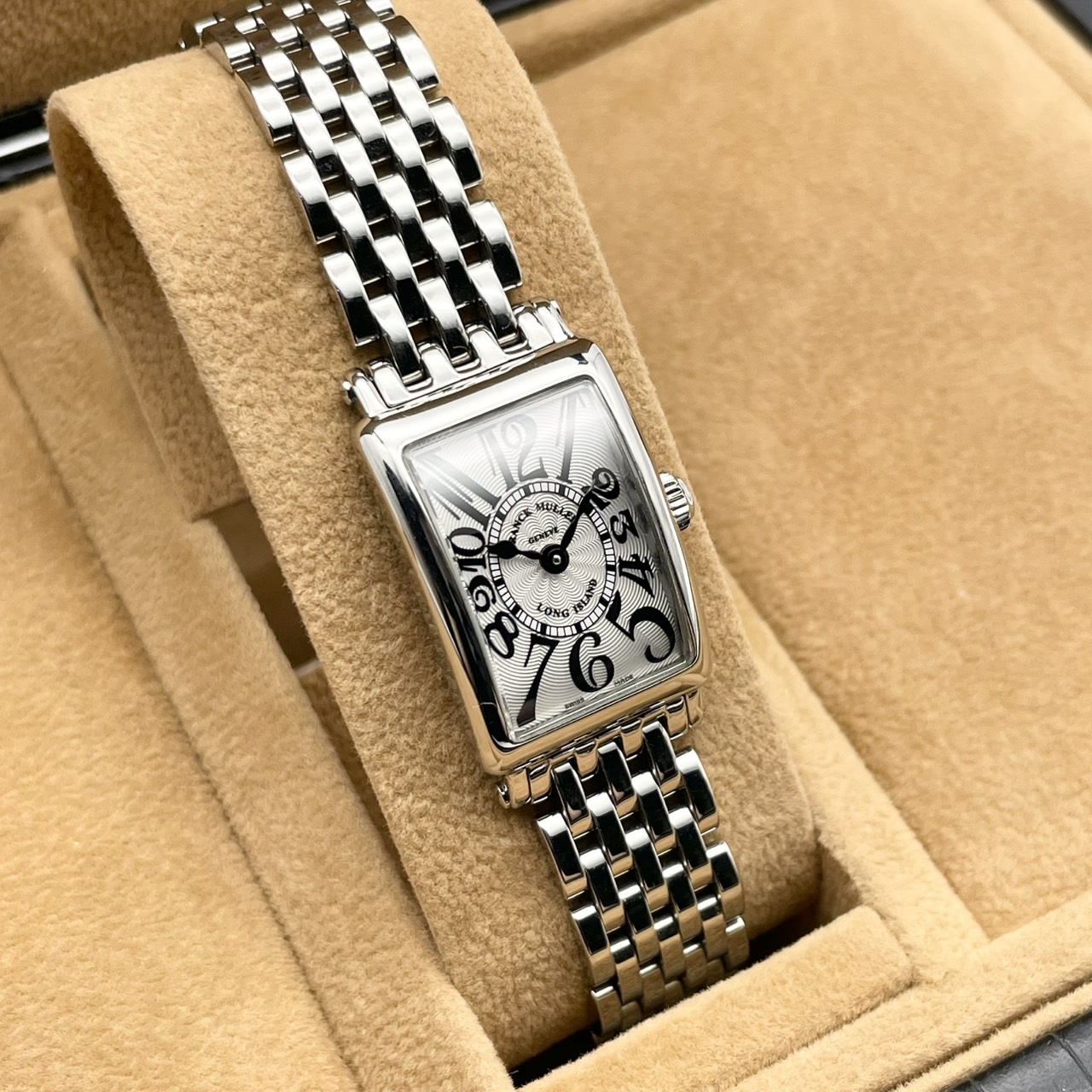 フランクミュラー ロングアイランド 802QZ 25mm×18mm ステンレススチール