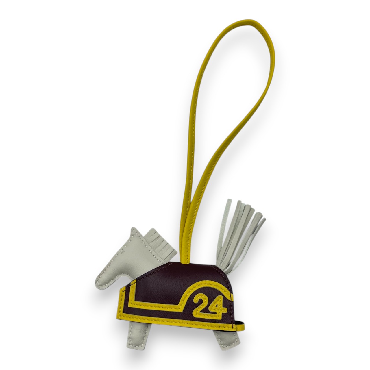 エルメス ロデオチャーム ロベオ24 PM クレ/テール/ジョーヌナプル K刻印