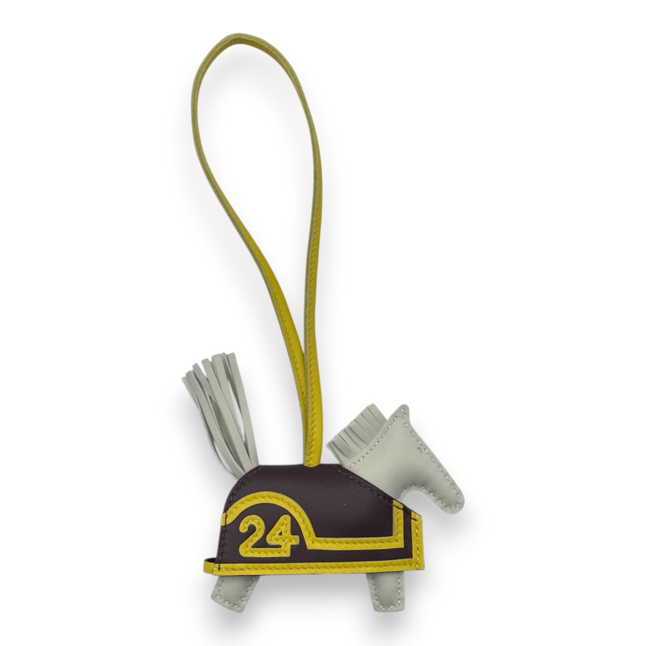 エルメス ロデオチャーム ロベオ24 PM クレ/テール/ジョーヌナプル K