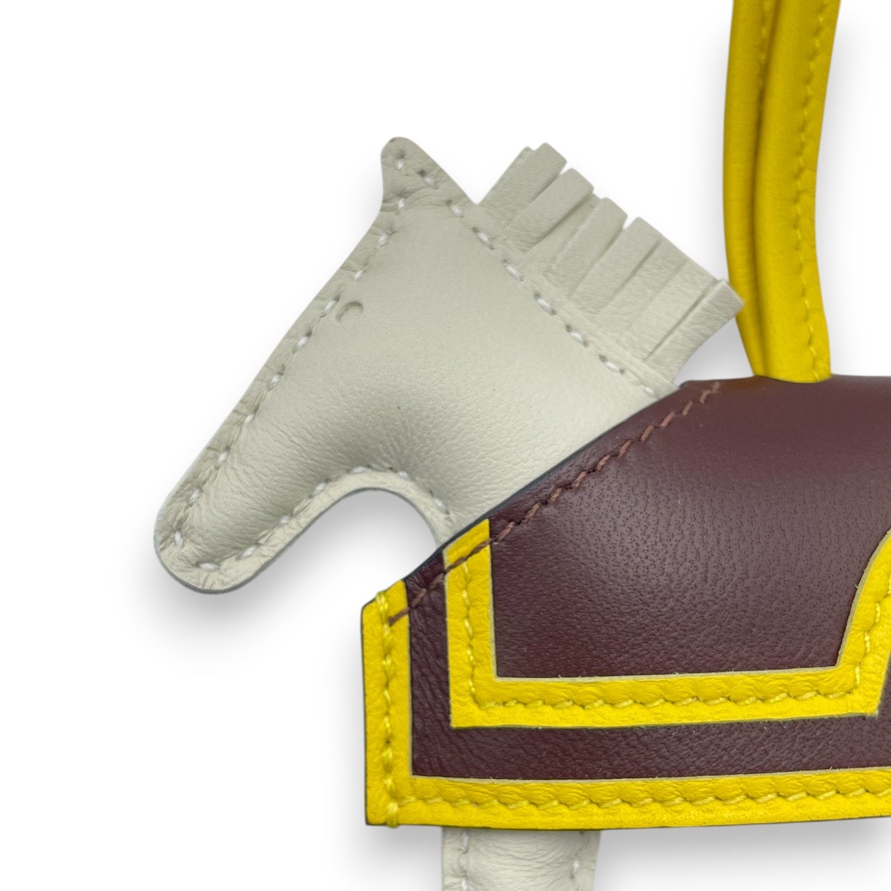 エルメス ロデオチャーム ロベオ24 PM クレ/テール/ジョーヌナプル K