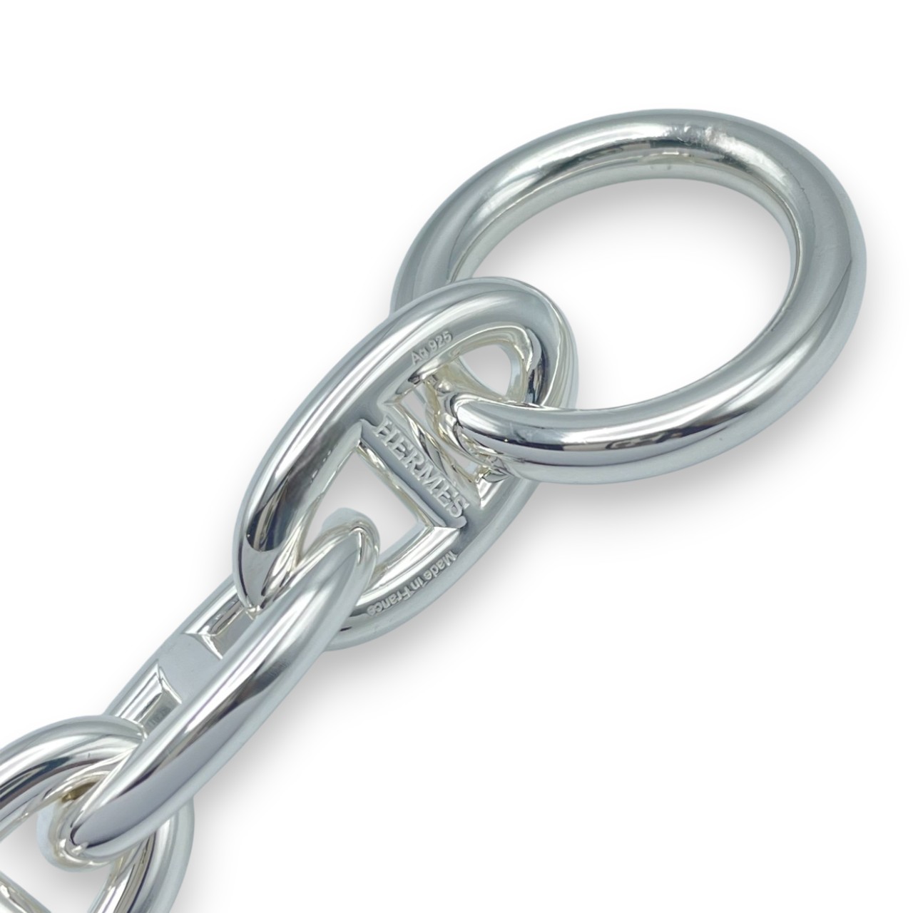 エルメス シェーヌ・ダンクル ブレスレット GM シルバー925 12コマ