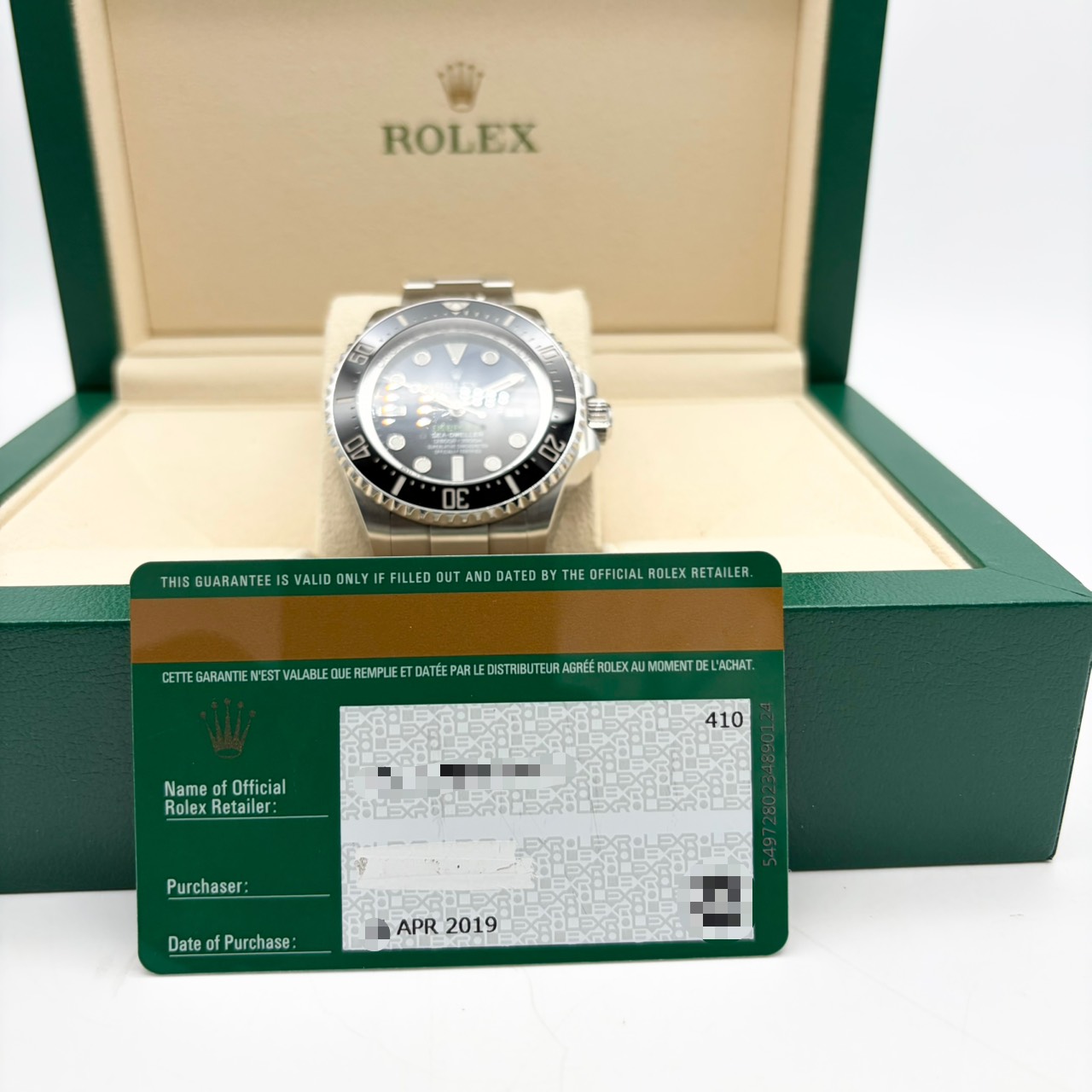 ロレックス シードゥエラー ディープシー 126660 Dブルー ステンレススチール 44mm