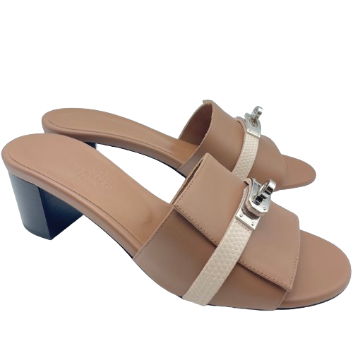 エルメス☆サンダル☆美品☆37 エルメス ジジ サンダル 37 ローズペルル 24cm - ブランド品専門