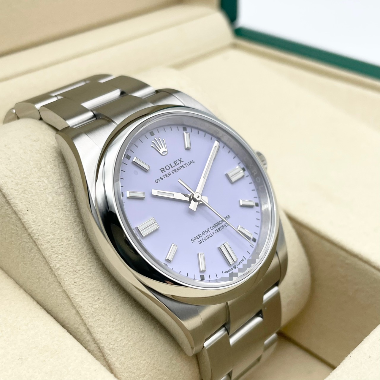 ロレックス オイスターパーペチュアル 126000 ラベンダー 36mm