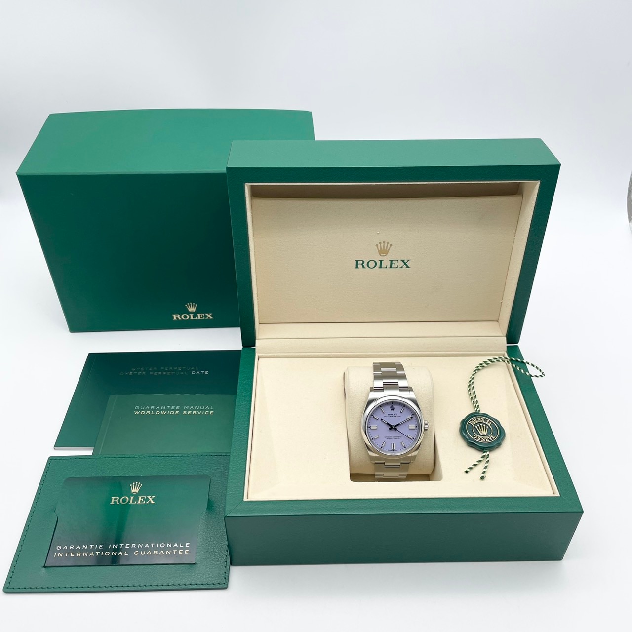 ロレックス オイスターパーペチュアル 126000 ラベンダー 36mm