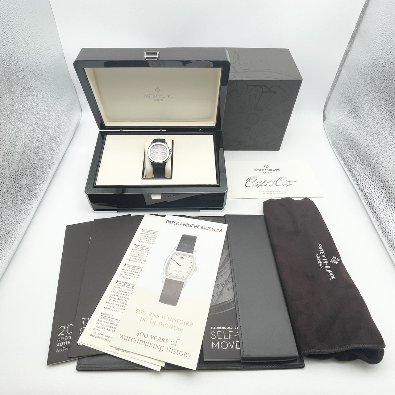 【保証書・付属品完備！】パテックフィリップ アクアノート 5167A-001 ブラック 40.8mm ステンレス