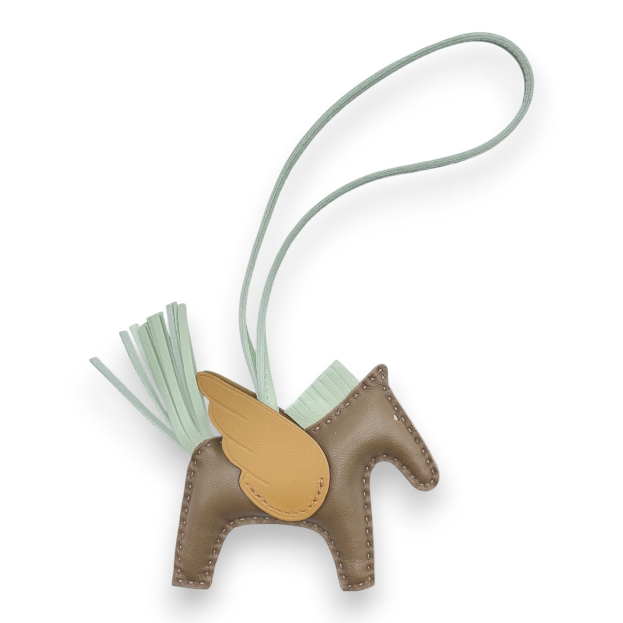 エルメス ペガサスチャーム PM エトゥープ/ヴェールフィズ/ビスキュイ